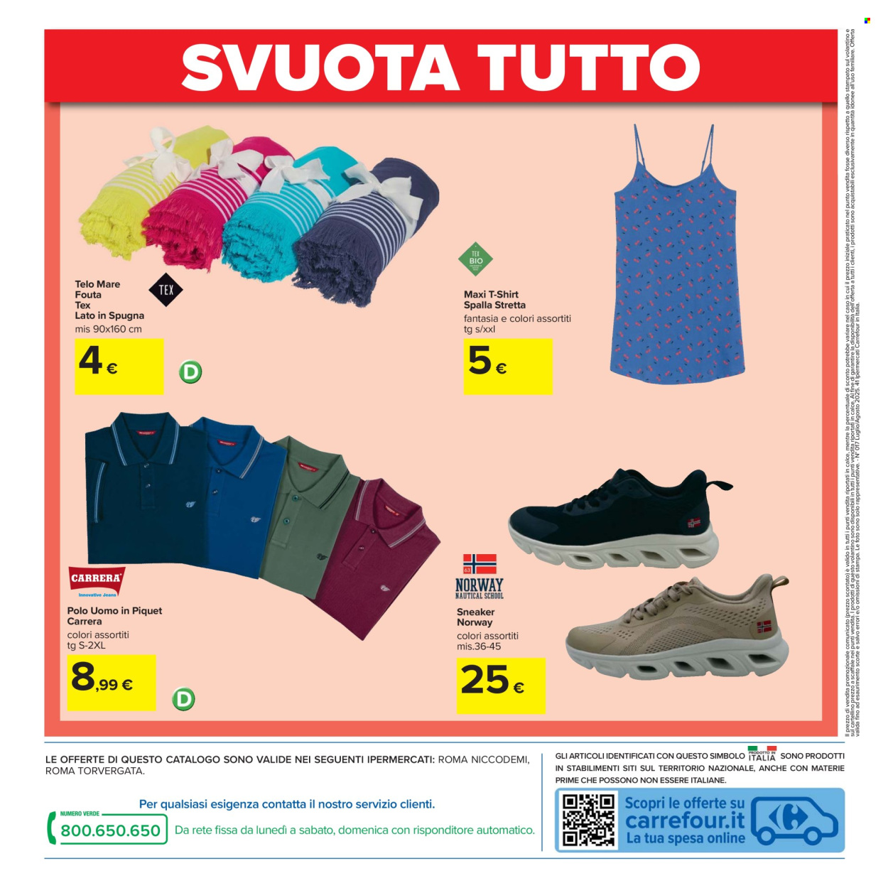 Volantino Carrefour - 24/7/2025 - 6/8/2025. Pagina 38