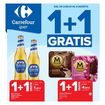 Volantino Carrefour - 24/7/2025 - 6/8/2025.