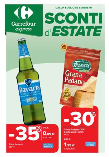 Volantino Carrefour - 24/7/2025 - 5/8/2025.