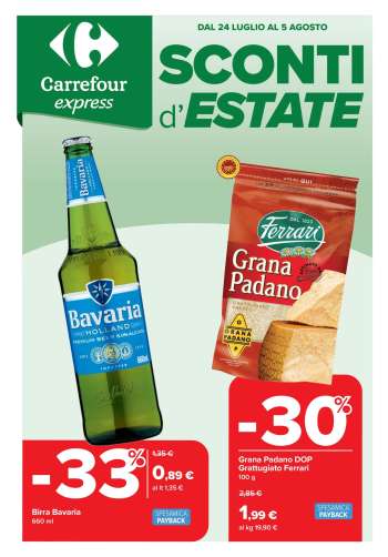 Volantino Carrefour - 24/7/2025 - 5/8/2025.