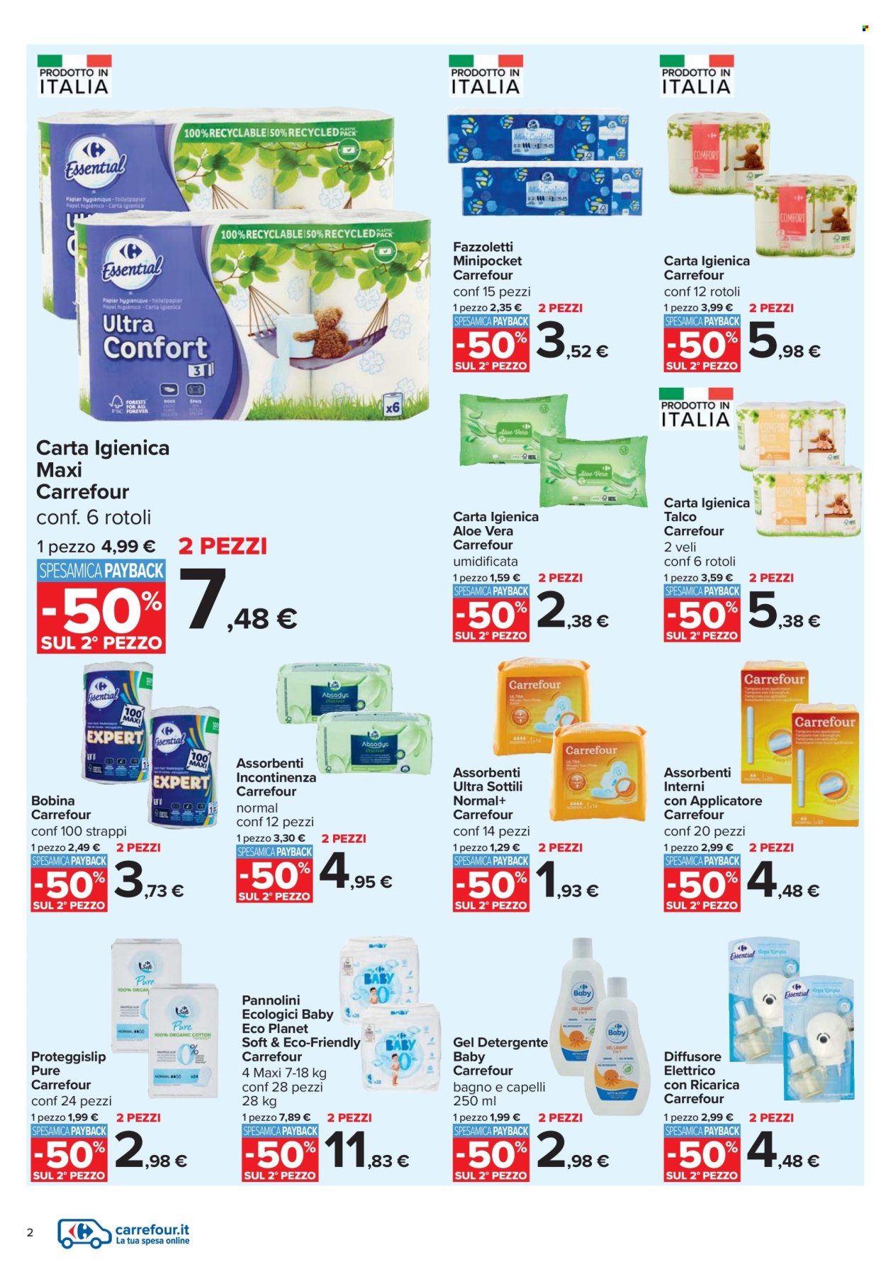Volantino Carrefour - 14/7/2025 - 6/8/2025. Pagina 2