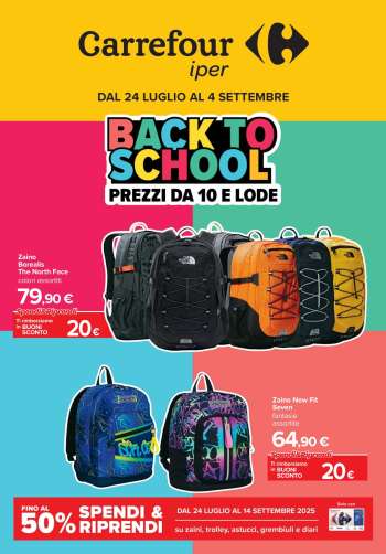 Volantino Carrefour - 24/7/2025 - 4/9/2025.