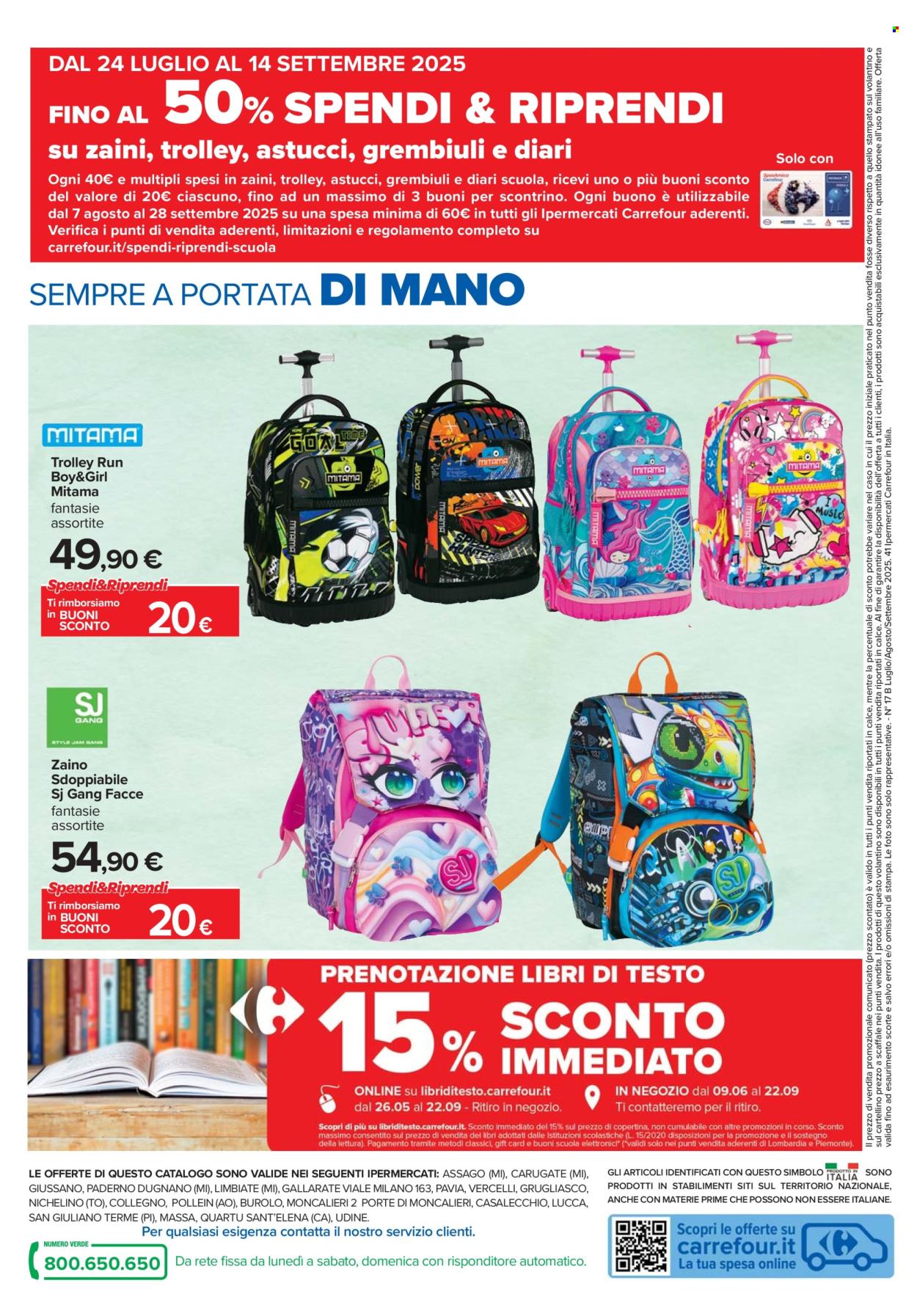 Volantino Carrefour - 24/7/2025 - 4/9/2025. Pagina 36