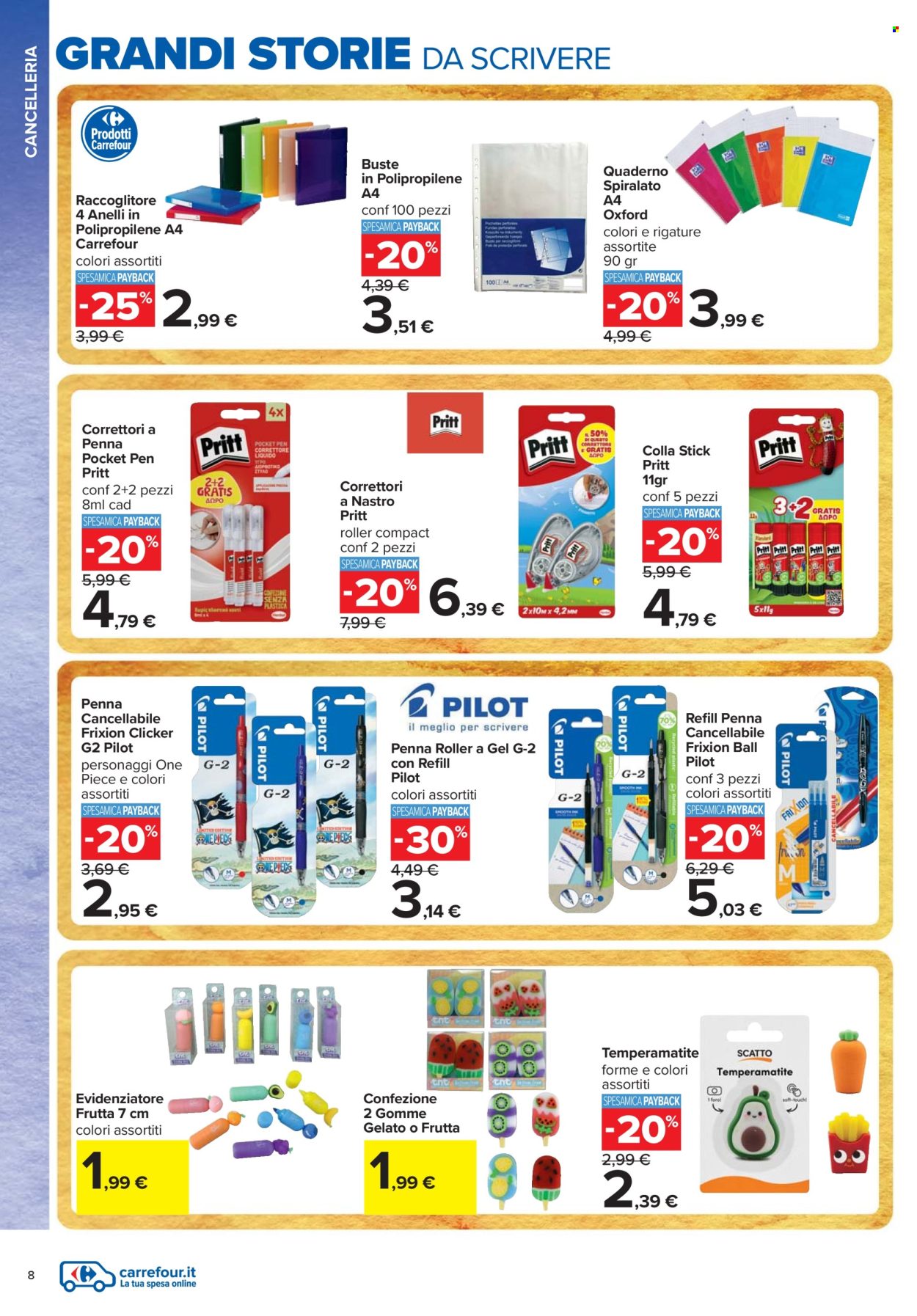 Volantino Carrefour - 24/7/2025 - 4/9/2025. Pagina 8