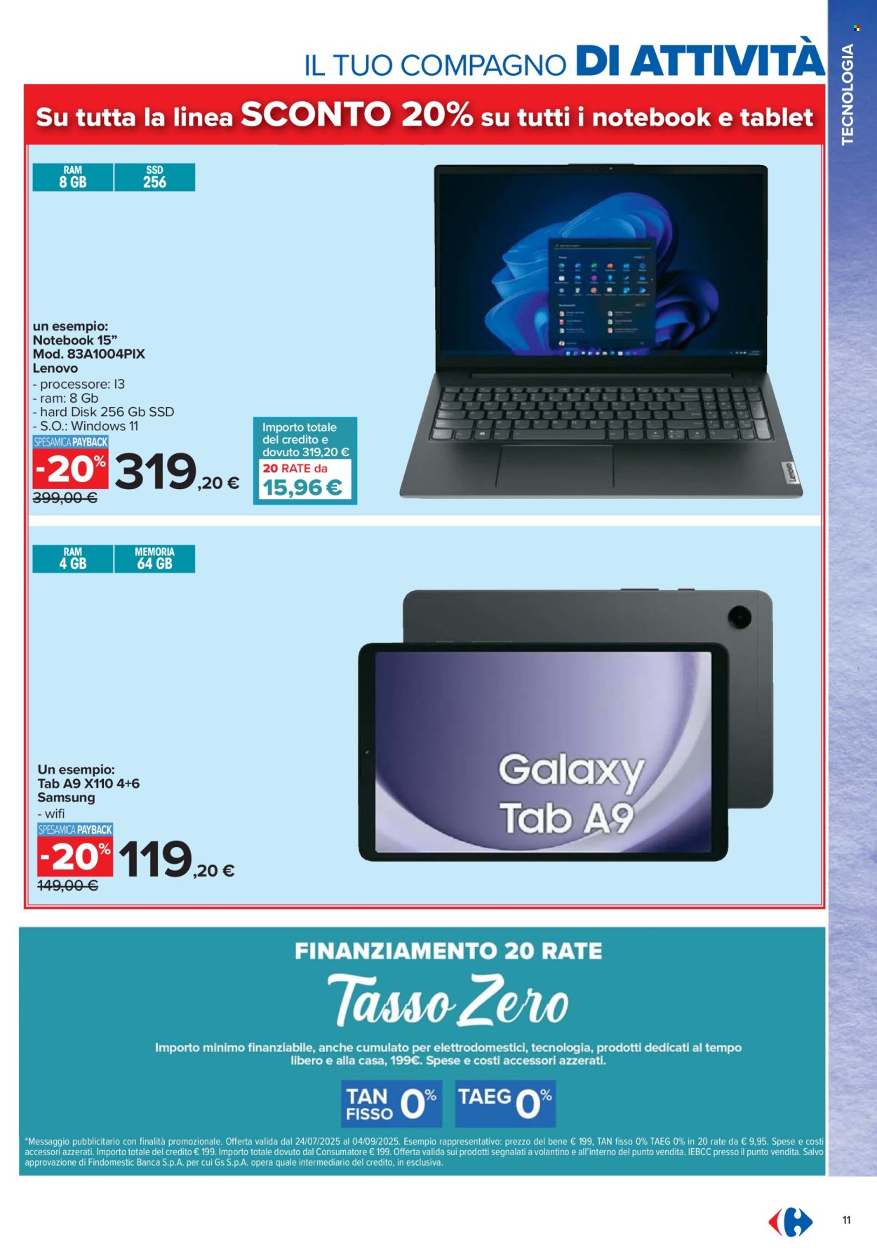 Volantino Carrefour - 24/7/2025 - 4/9/2025. Pagina 11