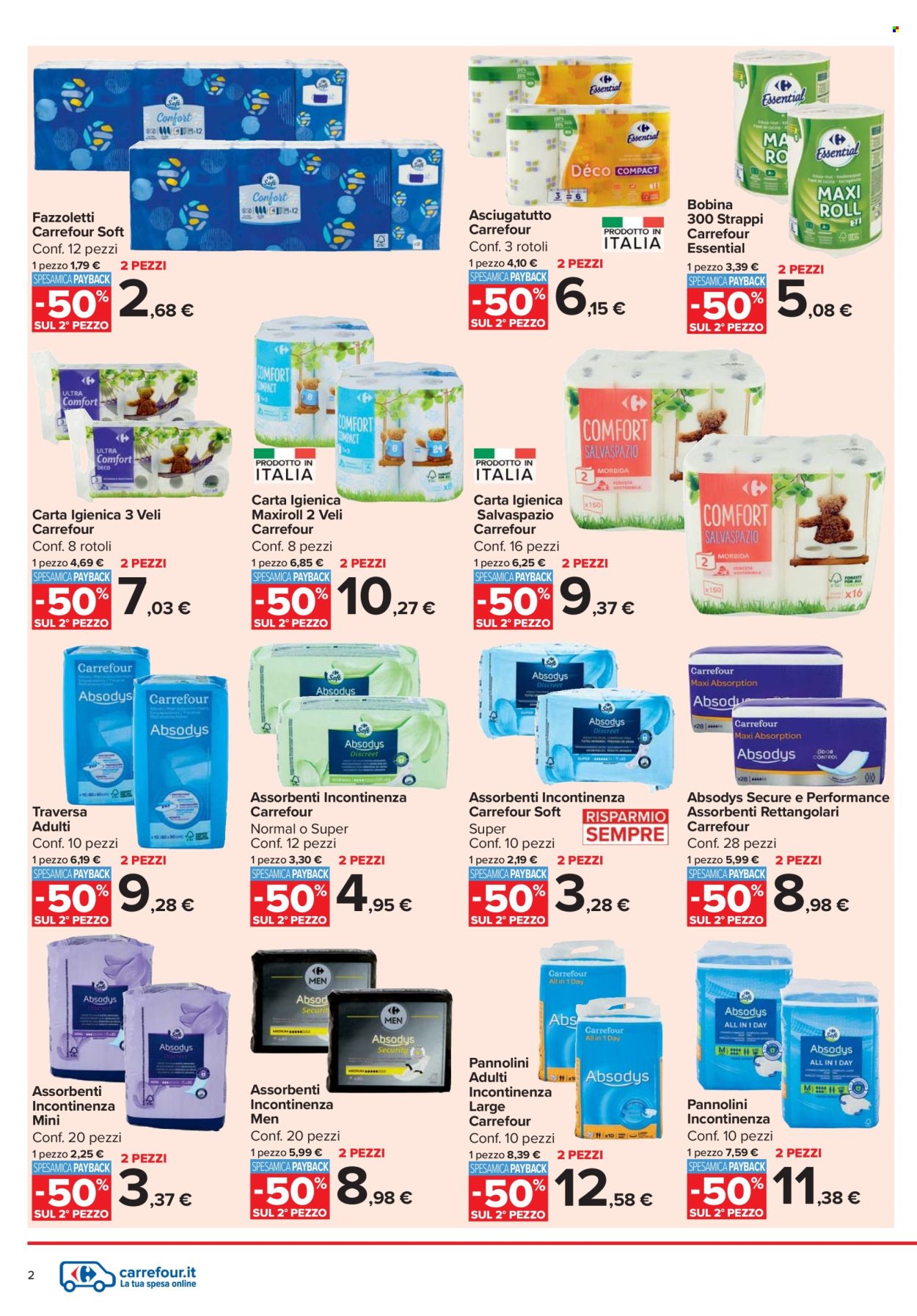 Volantino Carrefour - 14/7/2025 - 6/8/2025. Pagina 2
