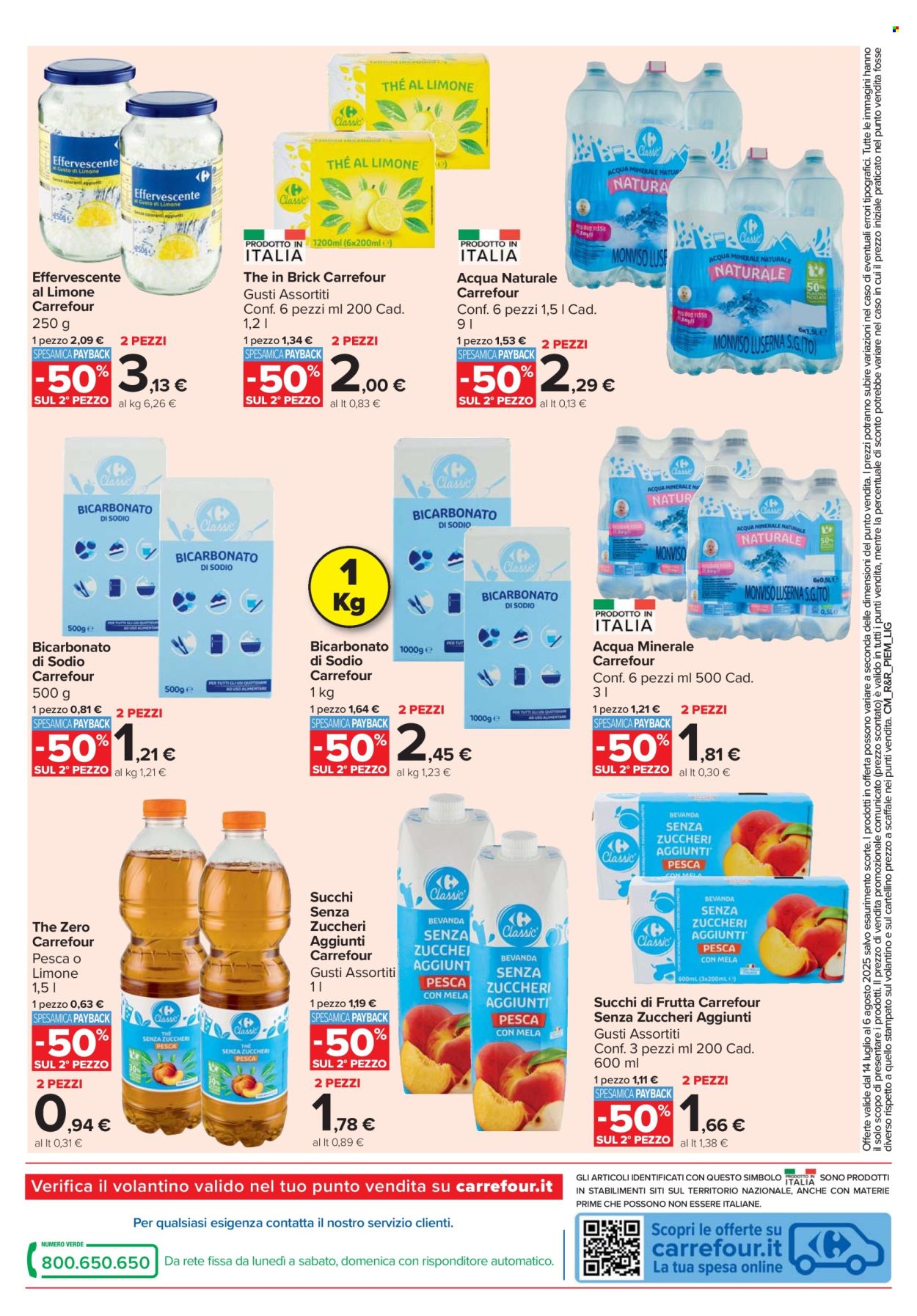 Volantino Carrefour - 14/7/2025 - 6/8/2025. Pagina 4