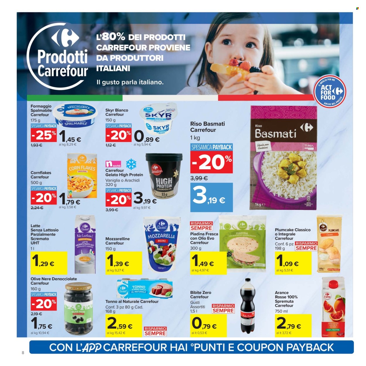 Volantino Carrefour - 24/7/2025 - 6/8/2025. Pagina 8
