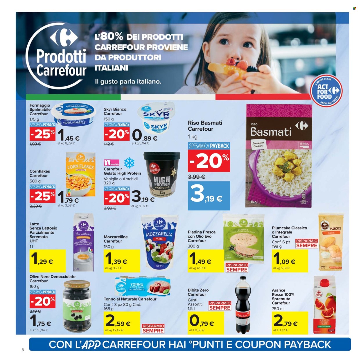 Volantino Carrefour - 24/7/2025 - 6/8/2025. Pagina 8