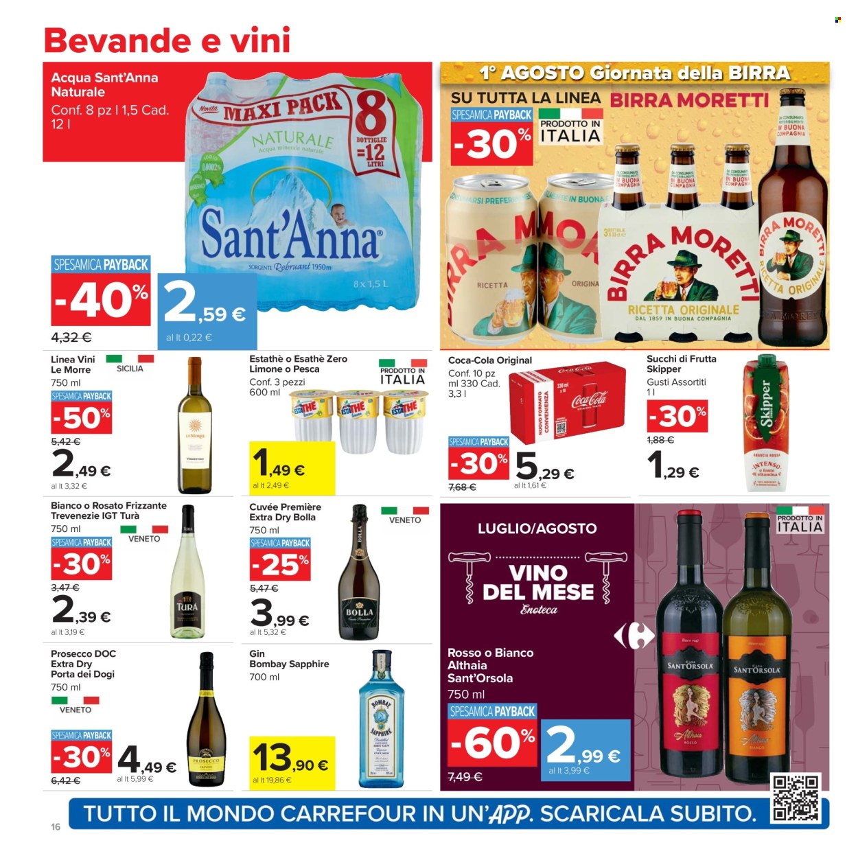 Volantino Carrefour - 24/7/2025 - 6/8/2025. Pagina 16