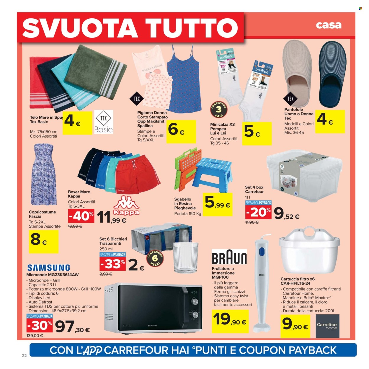 Volantino Carrefour - 24/7/2025 - 6/8/2025. Pagina 22