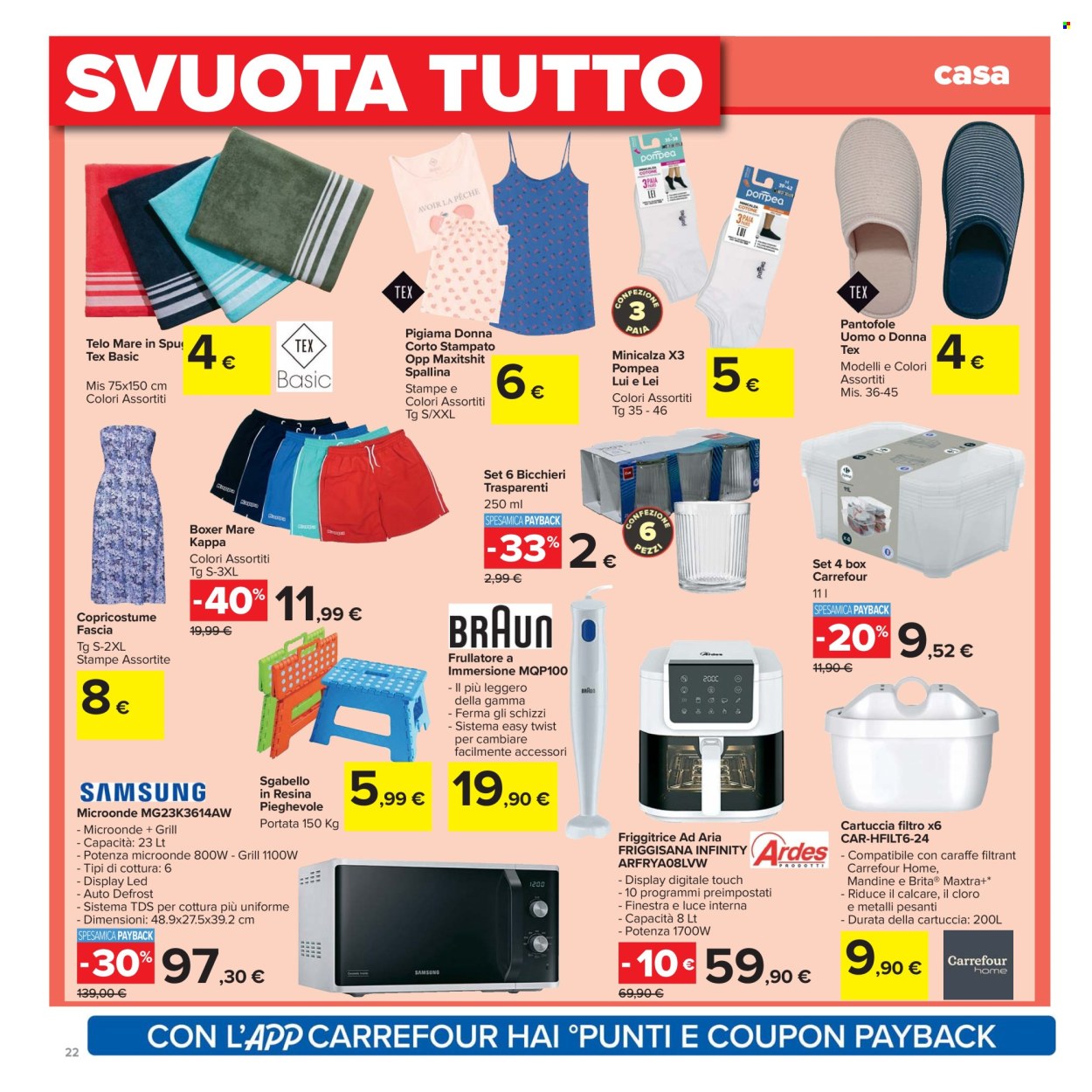 Volantino Carrefour - 24/7/2025 - 6/8/2025. Pagina 22