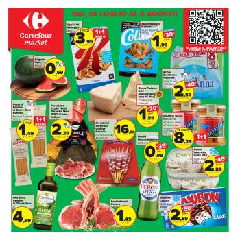 Volantino Carrefour - 24/7/2025 - 6/8/2025.