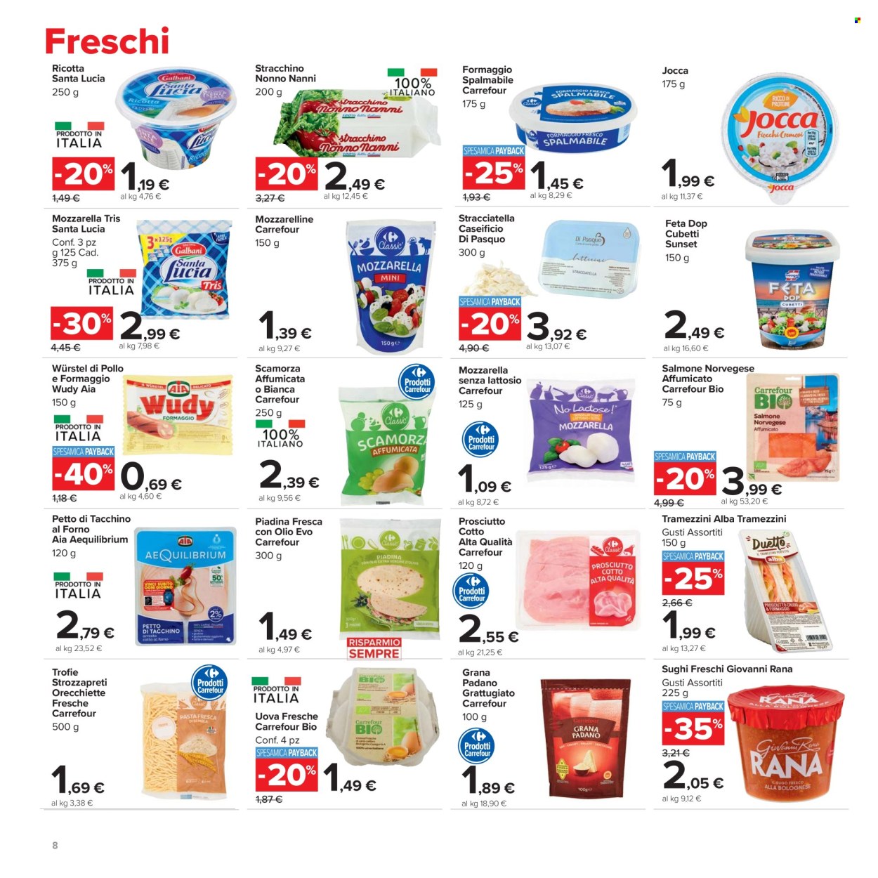 Volantino Carrefour - 24/7/2025 - 6/8/2025. Pagina 8