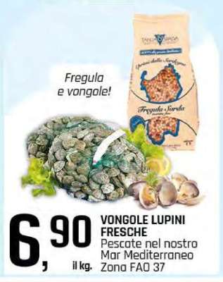 VONGOLE LUPINI FRESCHE