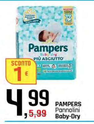 PAMPERS Pannolini Baby Dry
