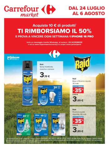 Volantino Carrefour - 24/7/2025 - 6/8/2025.