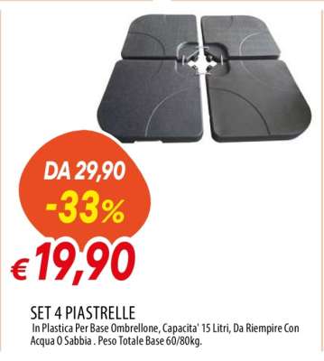 SET 4 PIASTRELLE
