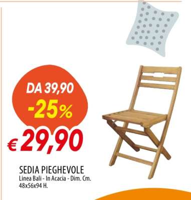 Sedia pieghevole