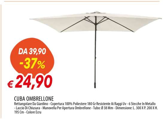 CUBA OMBRELLONE