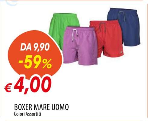 BOXER MARE UOMO