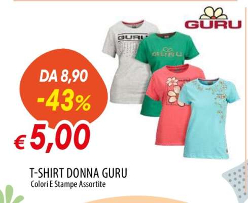 T-SHIRT DONNA GURU