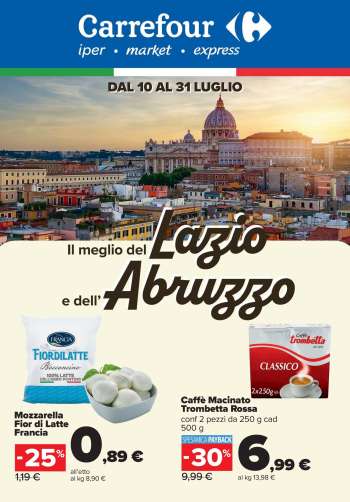 Volantino Carrefour - 10/7/2025 - 31/7/2025.