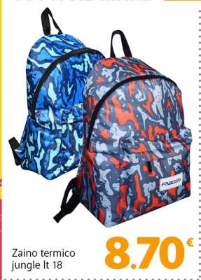 Zaino termico jungle lt 18