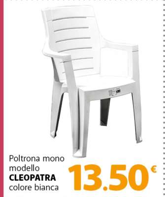 Poltrona mono modello CLEOPATRA