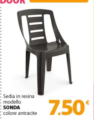 Sedia in resina modello SONDA