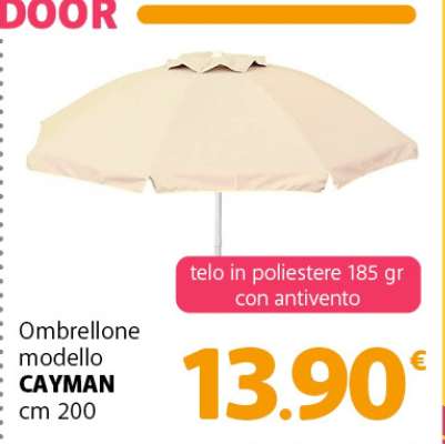 Ombrellone modello CAYMAN