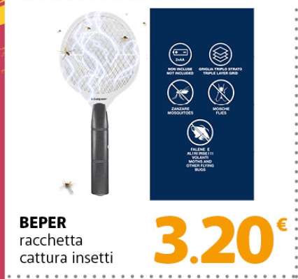 BEPER racchetta cattura insetti