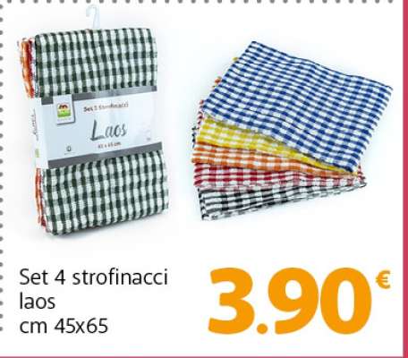 Set 4 strofinacci laos
