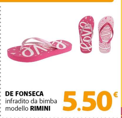 DE FONSECA infradito da bimba modello RIMINI