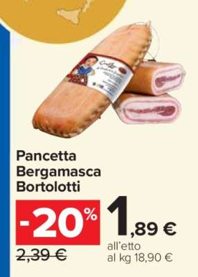 Pancetta Bergamasca Bortolotti