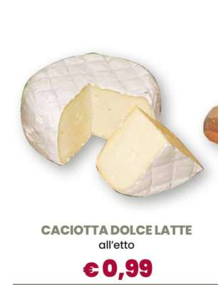 CACIOTTA DOLCE LATTE