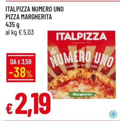 ITALPIZZA NUMERO UNO PIZZA MARGHERITA