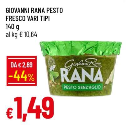 GIOVANNI RANA PESTO FRESCO VARI TIPI