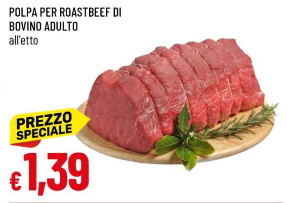 POLPA PER ROASTBEEF DI BOVINO ADULTO