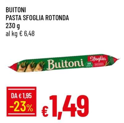 BUITONI Pasta Sfoglia rotonda