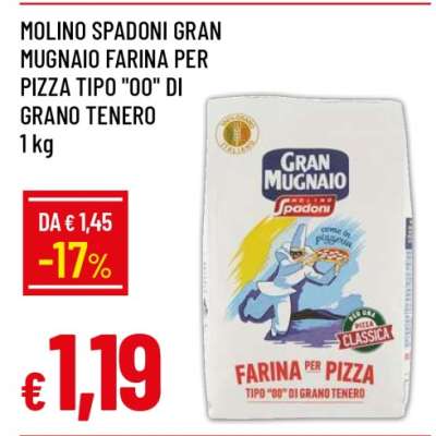 Molino Spadoni Gran Mugnaio Farina per Pizza Tipo '00' di Grano Tenero