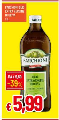 Farchioni Olio Extra Vergine di Oliva 1L