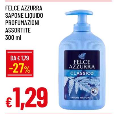 FELCE AZZURRA SAPONE LIQUIDO PROFUMAZIONI ASSORTITE