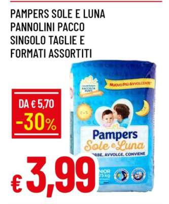 Pampers Sole e Luna Pannolini
