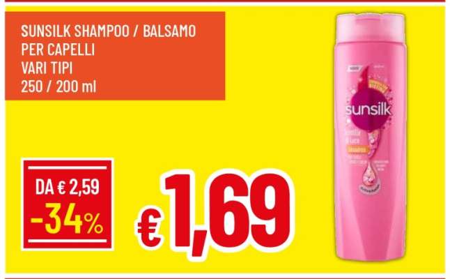 SUNSILK SHAMPOO / BALSAMO PER CAPELLI