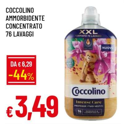 COCCOLINO AMMORBIDENTE CONCENTRATO 76 LAVAGGI