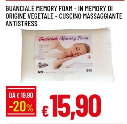 GUANCIALE MEMORY FOAM
