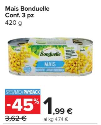 Mais Bonduelle Conf. 3 pz