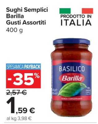 Sughi Semplici Barilla Gusti Assortiti