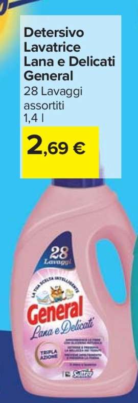 Detersivo Lavatrice Lana e Delicati General